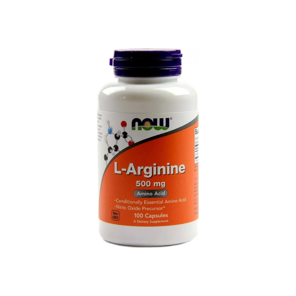Φωτογραφία προϊόντος: NOW Foods L-Arginine 500mg, 100 κάψουλες