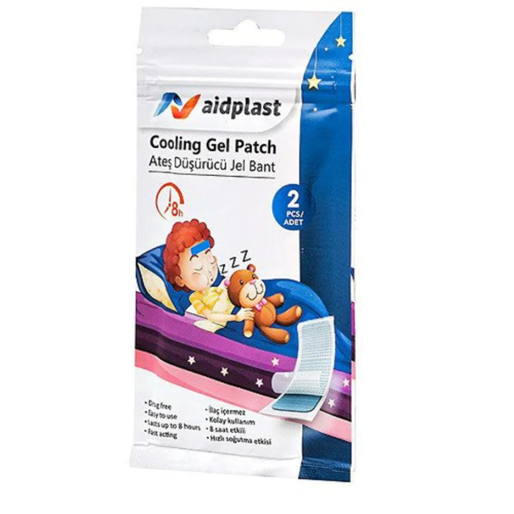 Φωτογραφία προϊόντος: Aidplast Cooling Gel Patch Αντιπυρετικές Κομπρέσες 2τεμ