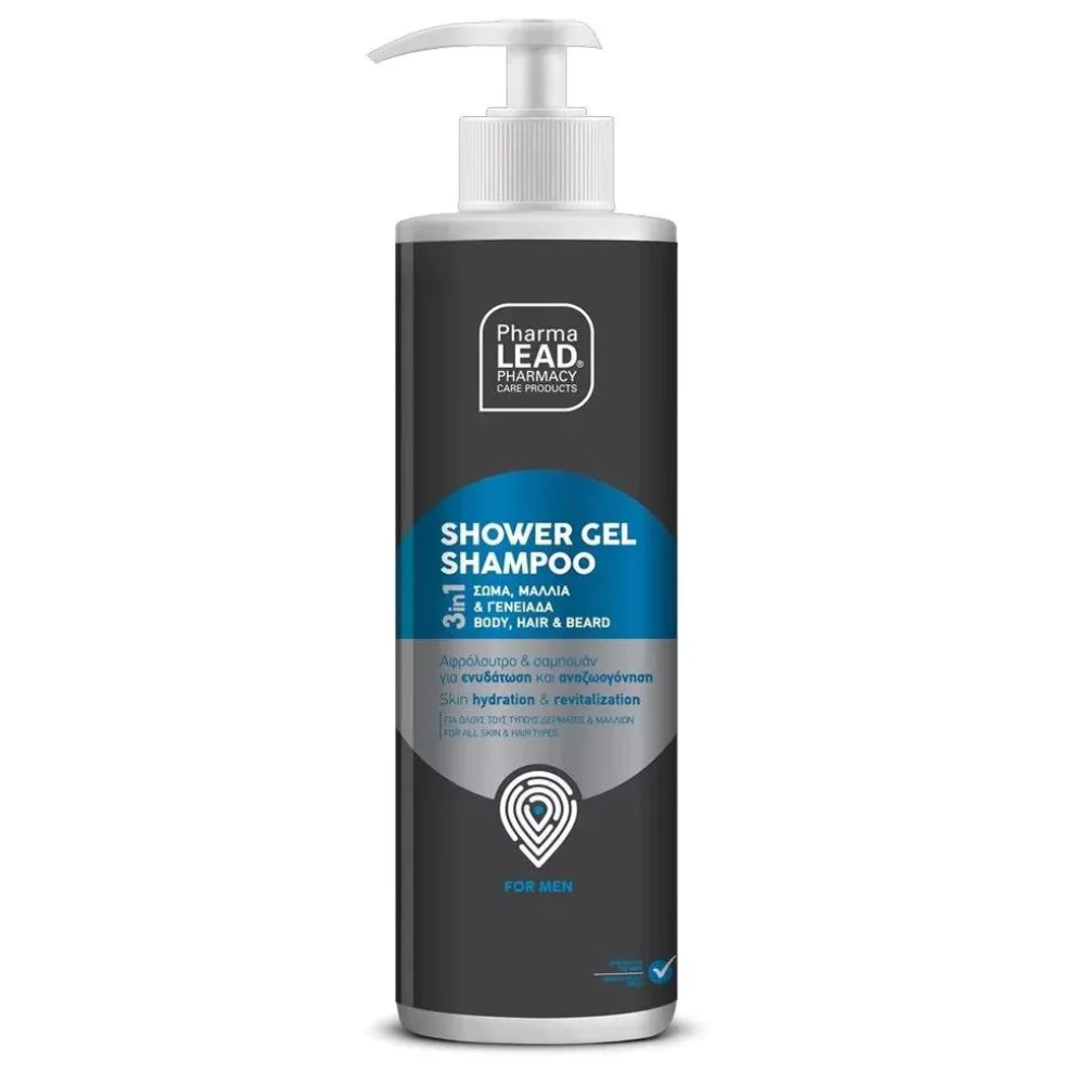 Φωτογραφία προϊόντος: PharmaLead Shower Gel Shampoo 3 σε 1 Αντρικό 500ml