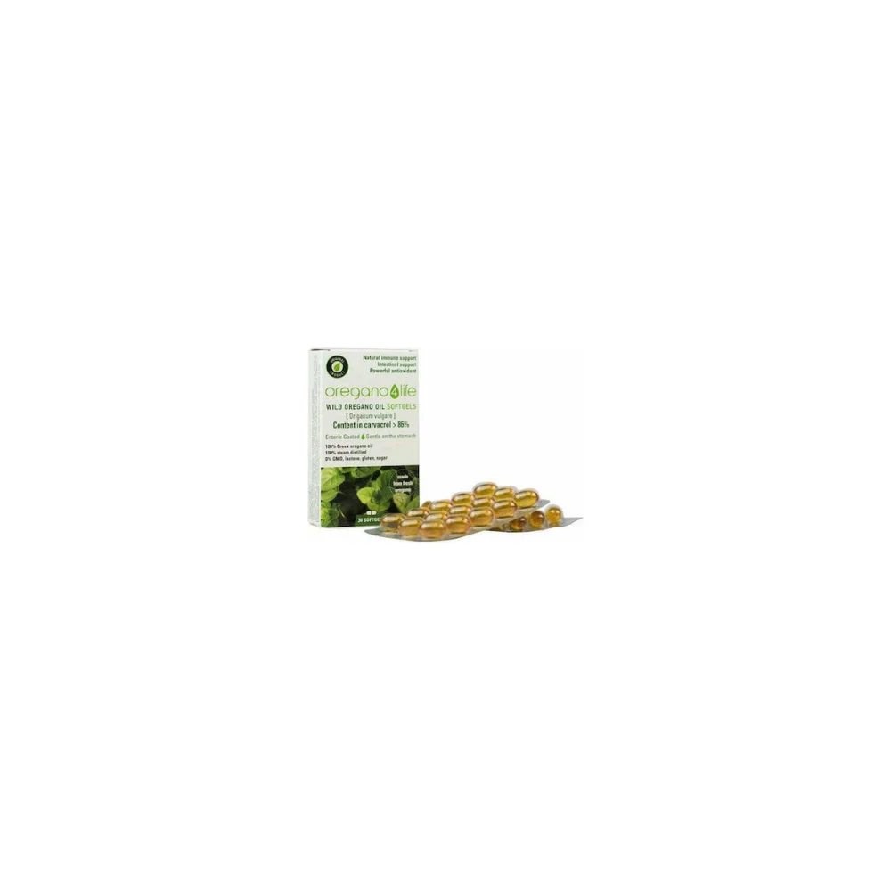 Φωτογραφία προϊόντος: Oregano 4 Life Wild Oregano Oil 30 μαλακές κάψουλες