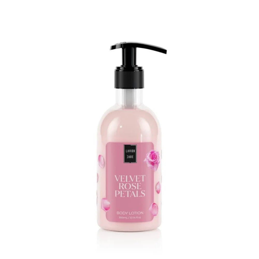 Φωτογραφία προϊόντος: Lavish Care Velvet Rose Petals Κρέμα Χεριών + Σώματος 300ml