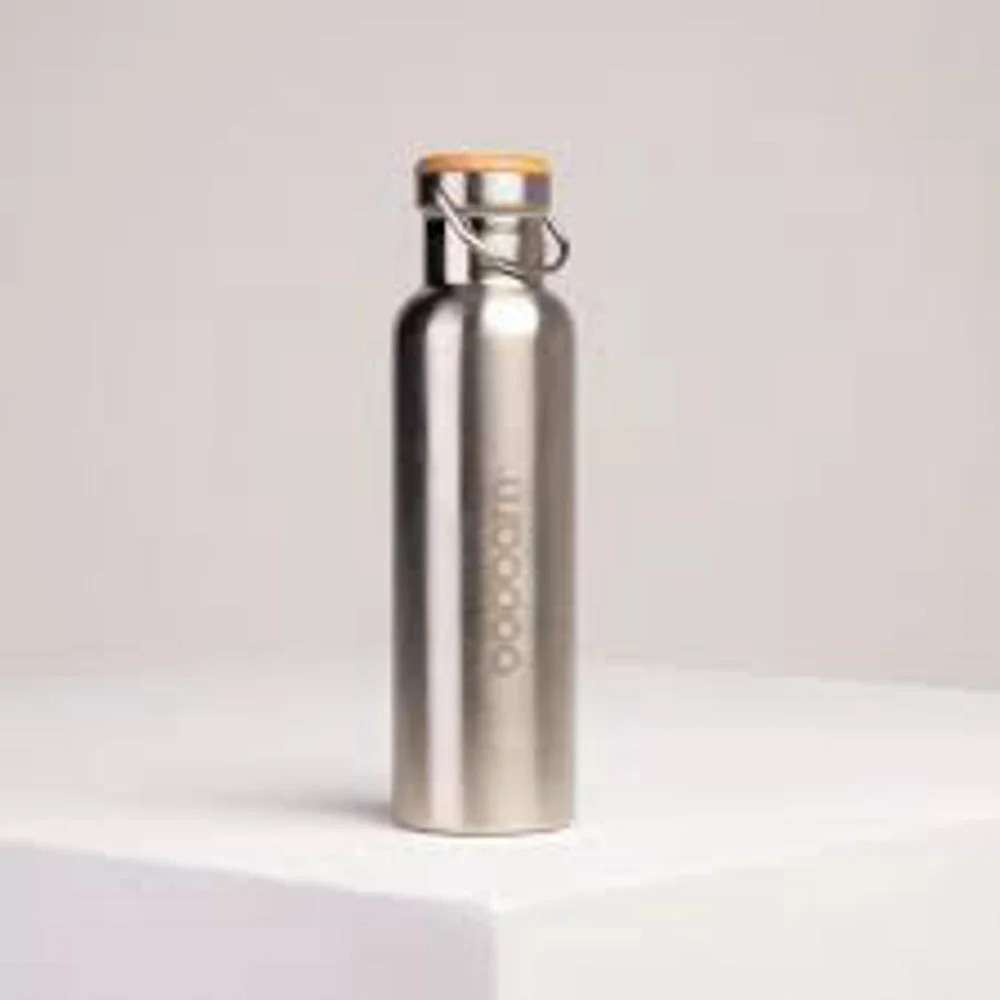 Φωτογραφία προϊόντος: Boobam Bottle Silver Ανοξείδωτο Παγούρι Ασημί 600ml (LAVDANON)