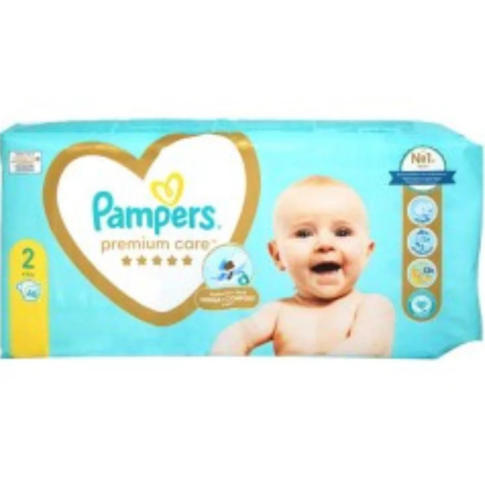 Φωτογραφία προϊόντος: Pampers Premium Care Πάνες με Αυτοκόλλητο No. 2 για 4-8kg, 46τεμ