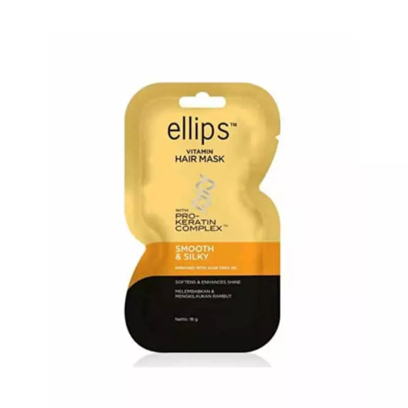 Φωτογραφία προϊόντος: ELLIPS Ellips Smooth + Silky Μάσκα Μαλλιών για Λάμψη 18gr