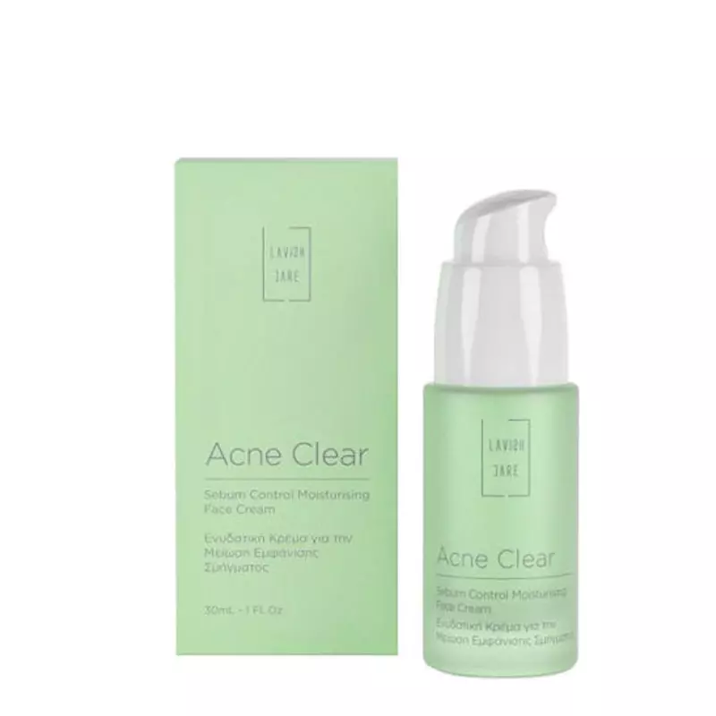 Φωτογραφία προϊόντος: Lavish Care Acne Clear Ενυδατική Κρέμα Προσώπου για Λιπαρές Επιδερμίδες κατά της Ακμής με Aloe Vera 30ml