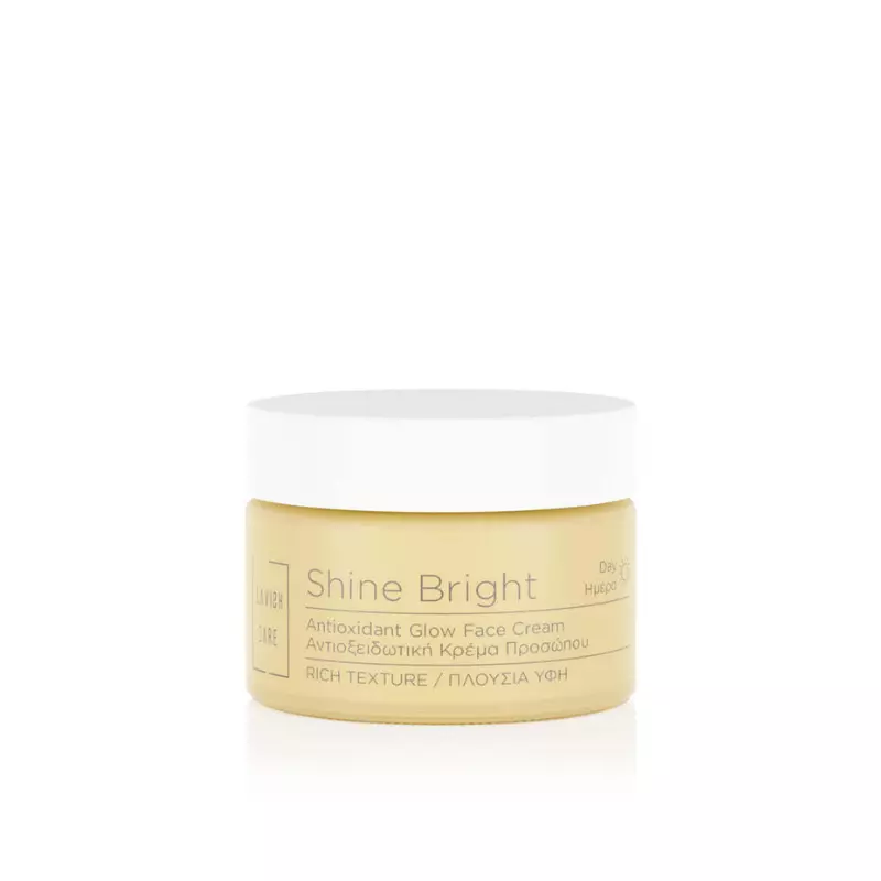 Φωτογραφία προϊόντος: Lavish Care Shine Bright Rich Κρέμα Λαιμού Ημέρας για Ενυδάτωση + Λάμψη 50ml