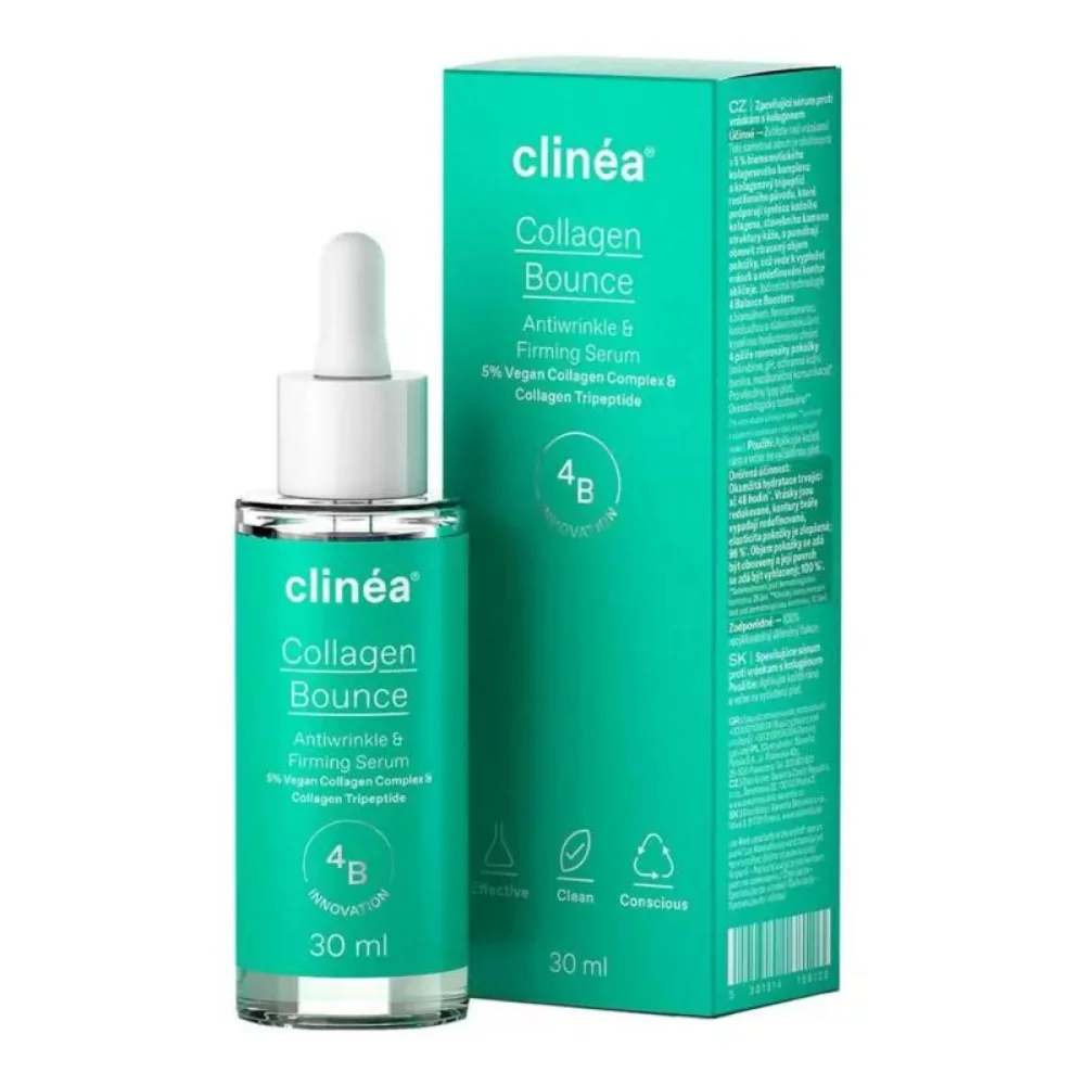 Φωτογραφία προϊόντος: Clinea Collagen Bounce Αντιγηραντικό Serum Προσώπου με Κολλαγόνο για Σύσφιξη 30ml