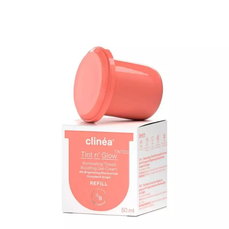 Φωτογραφία προϊόντος: Clinéa Tint n’ Glow Refill Gel Κρέμα Ενίσχυσης Λάμψης με Χρώμα 50 ml