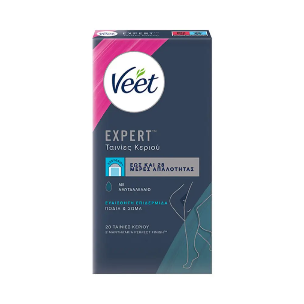 Φωτογραφία προϊόντος: VEET Ταινίες Σώματος Sensitive x20