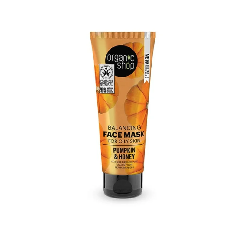 Φωτογραφία προϊόντος: NATURA SIBERICA OS BALANCING FACE MASK FOR OILY SKIN PUMPKIN AND HONEY, 75 ML