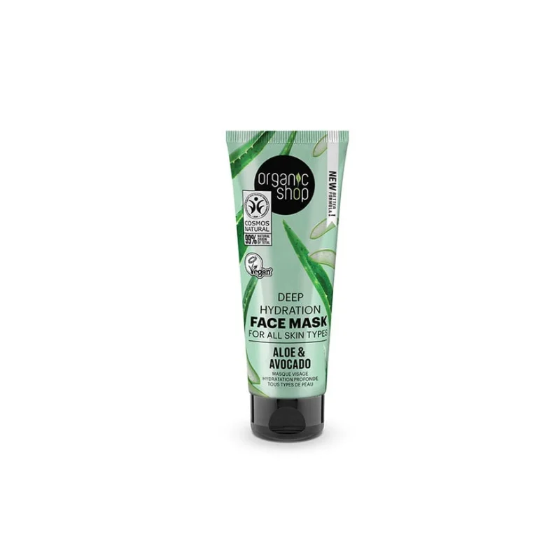 Φωτογραφία προϊόντος: NATURA SIBERICA OS Deep Hydration Μάσκα Προσώπου με Αβοκάντο & Αλόη για Όλους τους Τύπους Δέρματος, 75 ml