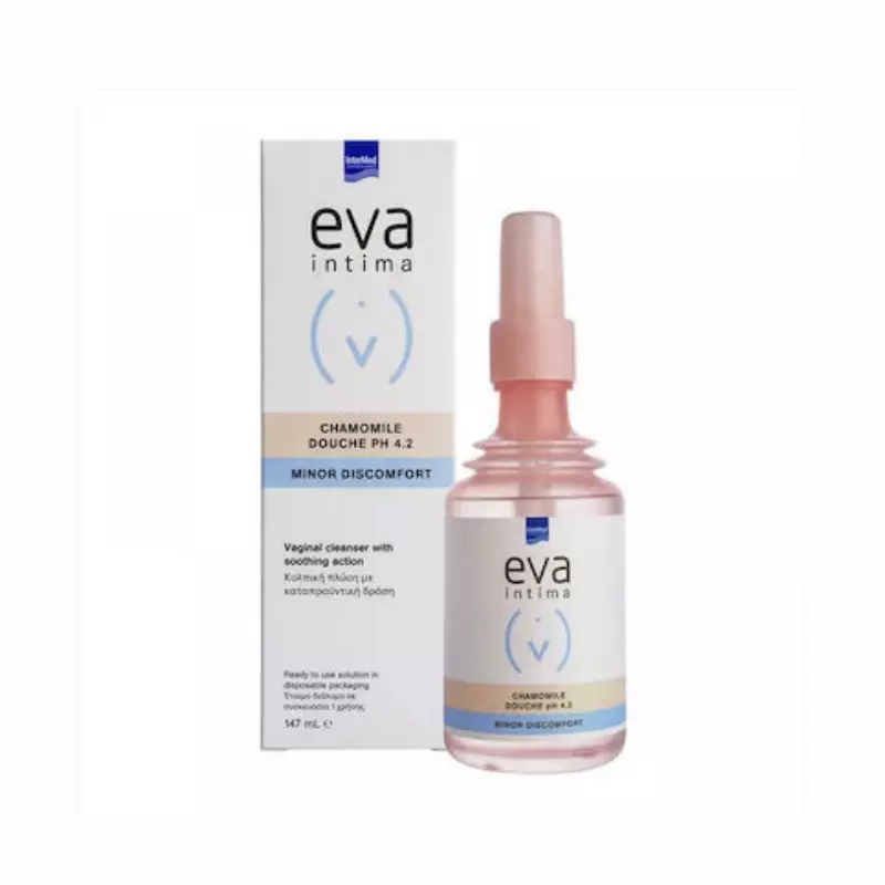 Φωτογραφία προϊόντος: Intermed Eva Intima Chamomile Douche για Καθαρισμό Ευαίσθητης Περιοχής 147ml