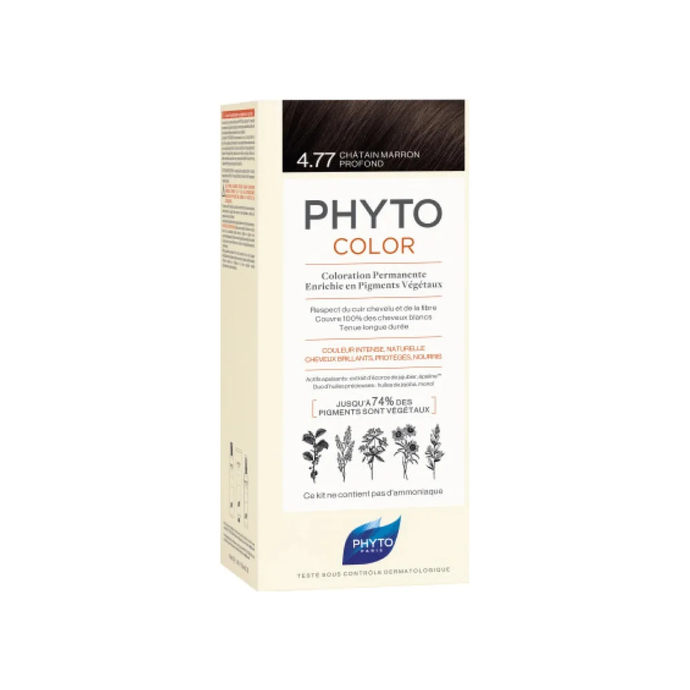 Φωτογραφία προϊόντος: Phyto Phytocolor 4.77 Καστανό Έντονο Μαρόν 50ml