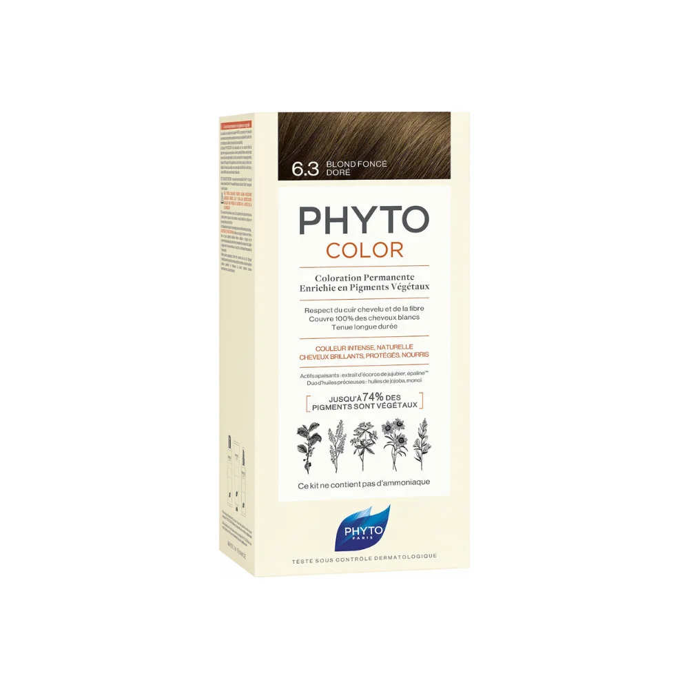Φωτογραφία προϊόντος: PHYTO Phytocolor 6.3 Ξανθό Σκούρο Χρυσό 50ml
