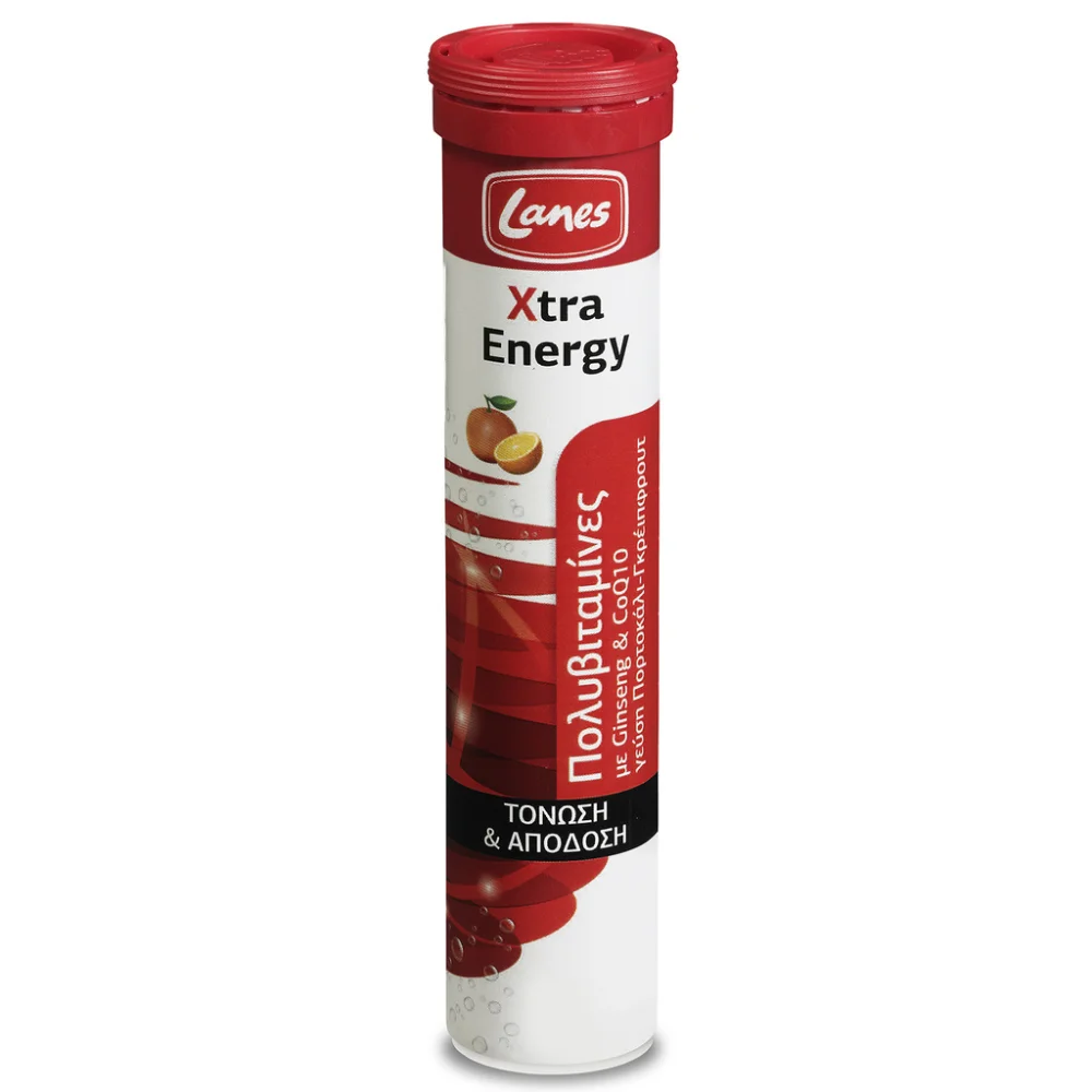 Φωτογραφία προϊόντος: Lanes Xtra Energy Βιταμίνη για Ενέργεια 20 Αναβράζοντα Δισκία