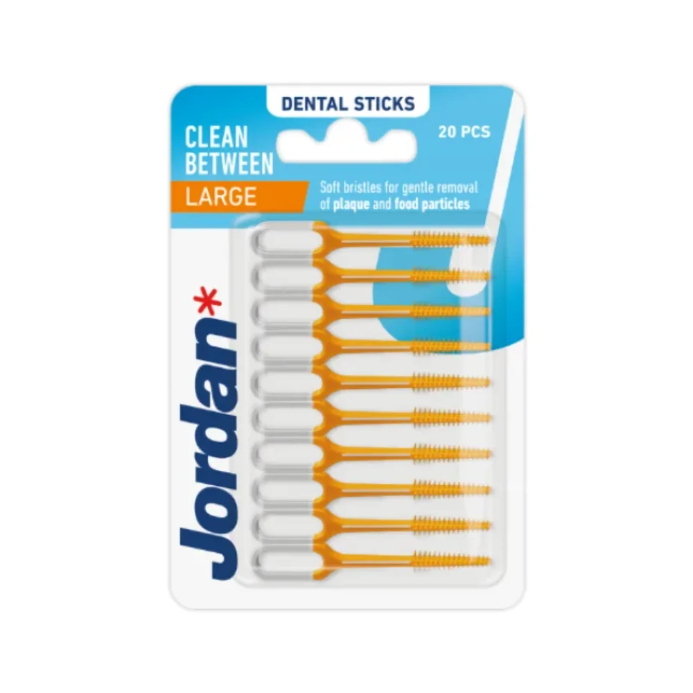 Φωτογραφία προϊόντος: Jordan clean between sticks large μεσοδόντια βουρτσάκια 20 τεμάχια