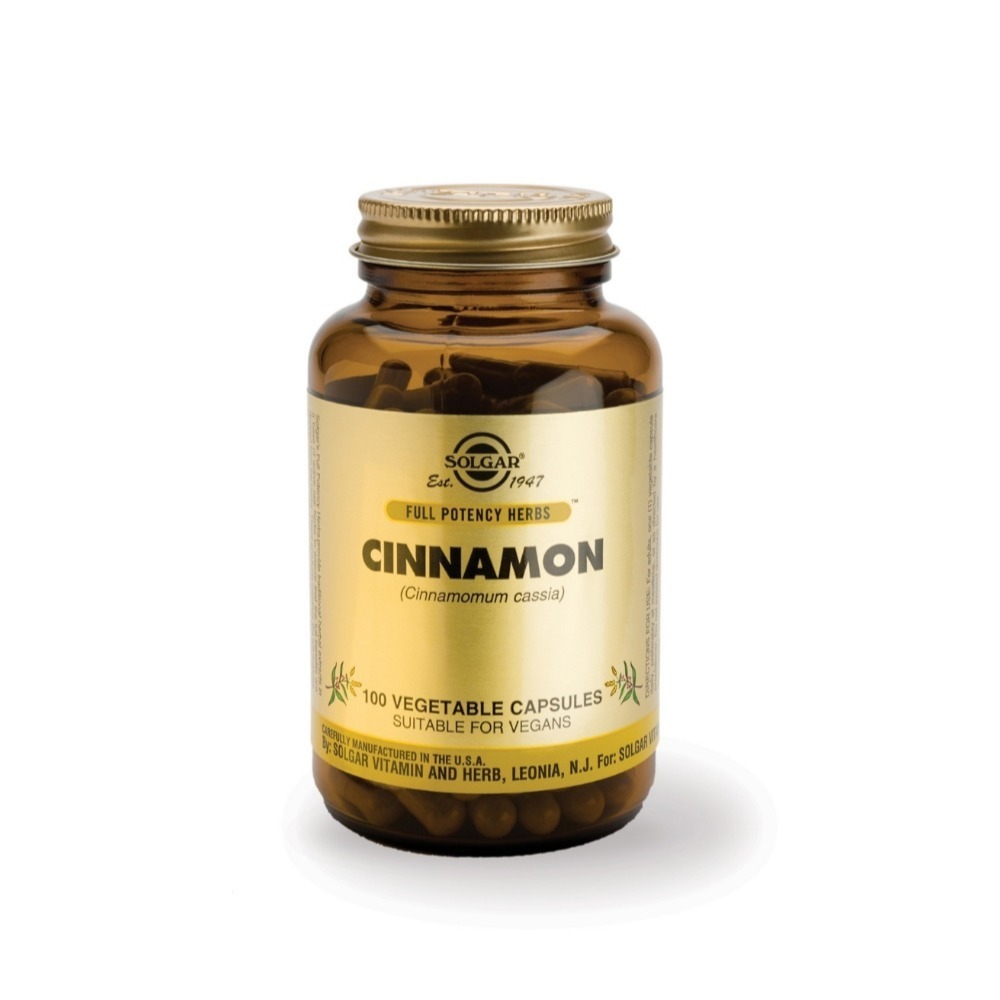 Φωτογραφία προϊόντος: Solgar - Cinnamon Κανέλλα - 100caps