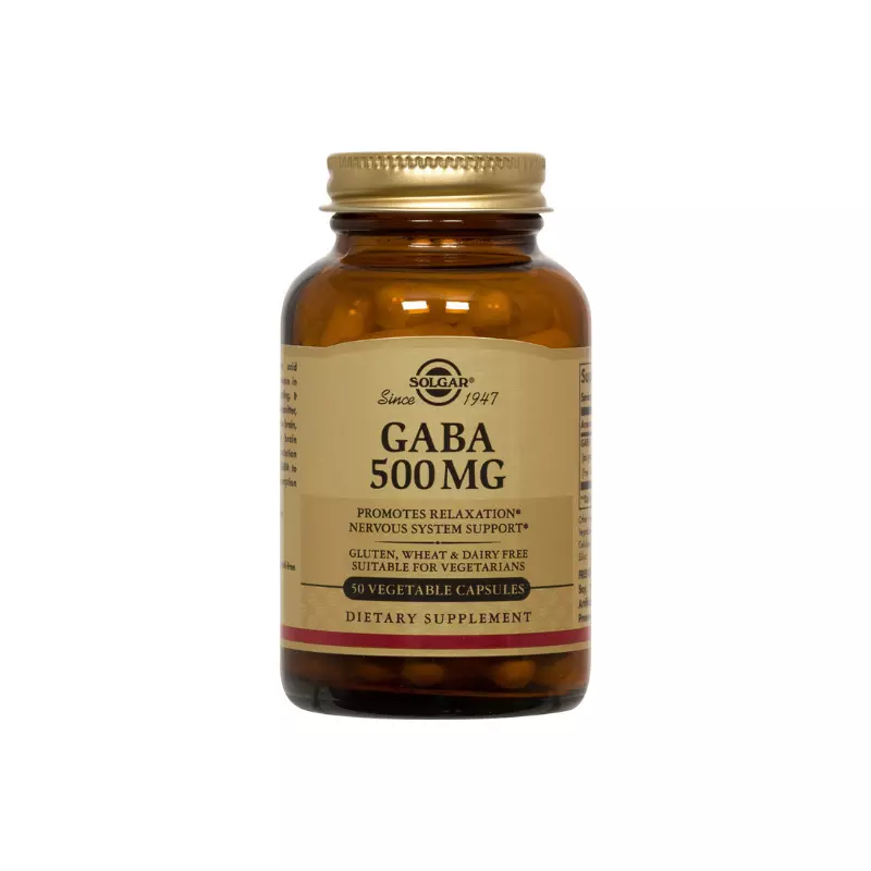 Φωτογραφία προϊόντος: Solgar - Gaba 500mg - 50 κάψουλες