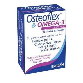 Φωτογραφία προϊόντος: Health Aid - Osteoflex + Omega 3 30 Ταμπλέτες + 30 Κάψουλες - 750mg (Ημ. λήξης 4/23)