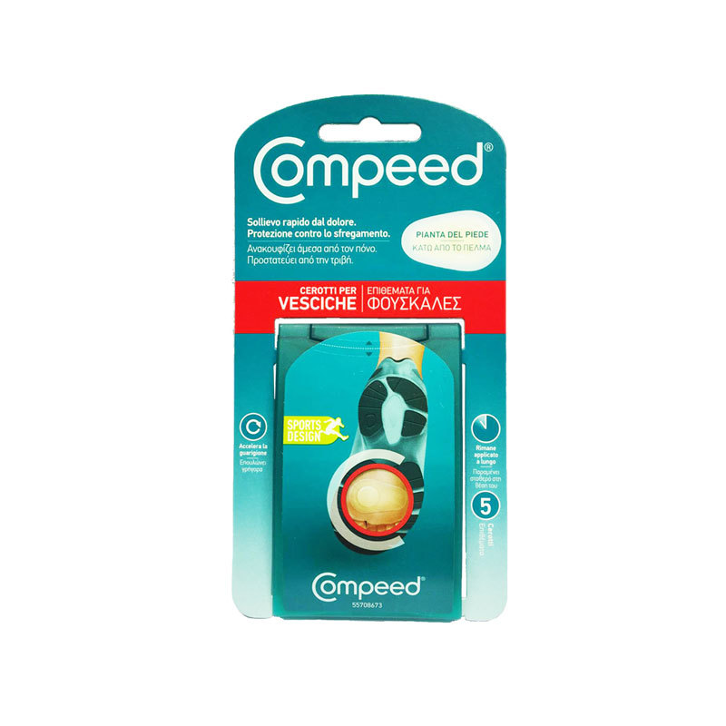 Φωτογραφία προϊόντος: Compeed - Επίθεμα για φουσκάλες κάτω από το πέλμα - 5τμχ