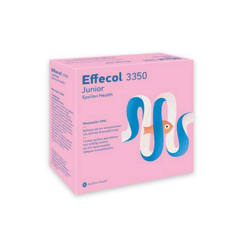 Φωτογραφία προϊόντος: Epsilon Health Effecol 3350 Junior Αντιμετώπιση Δυσκοιλιότητας - 12 Φάκελοι x 6,563g