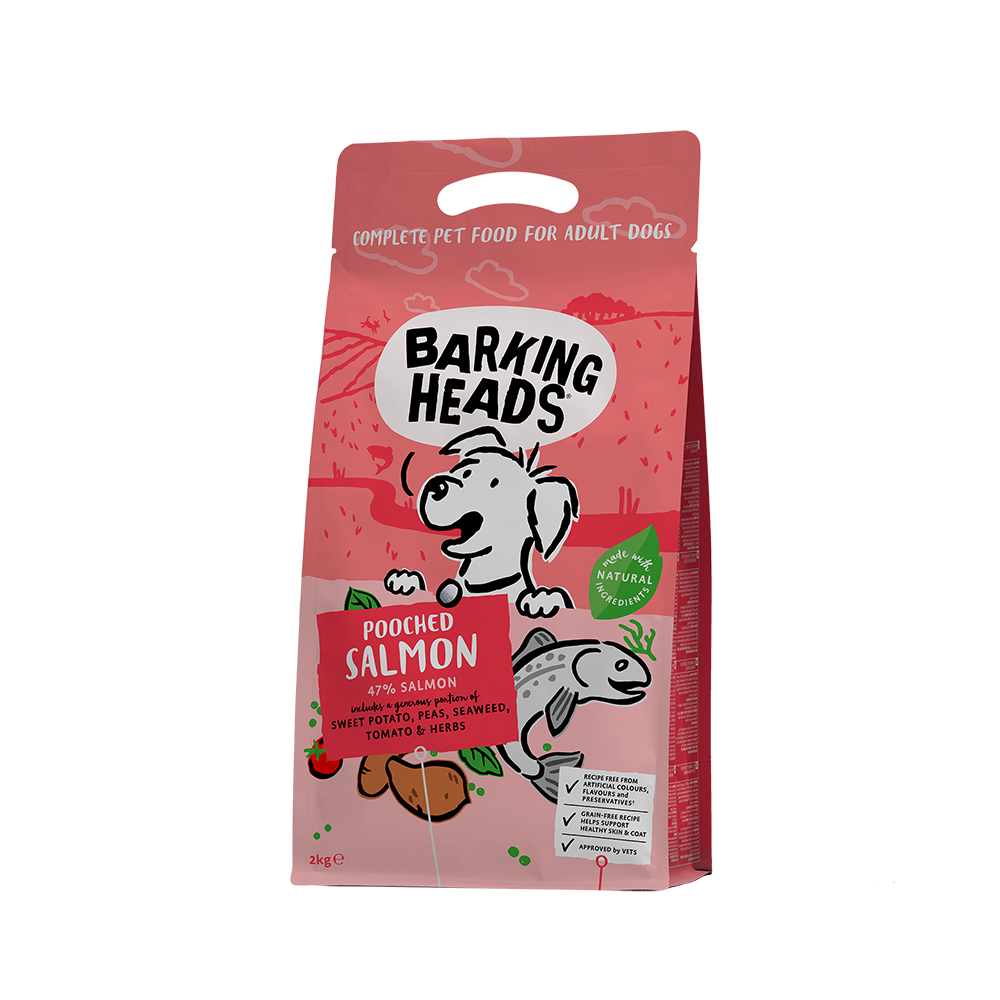 Φωτογραφία προϊόντος: Barking Heads Poached Salmon Adult 12kg