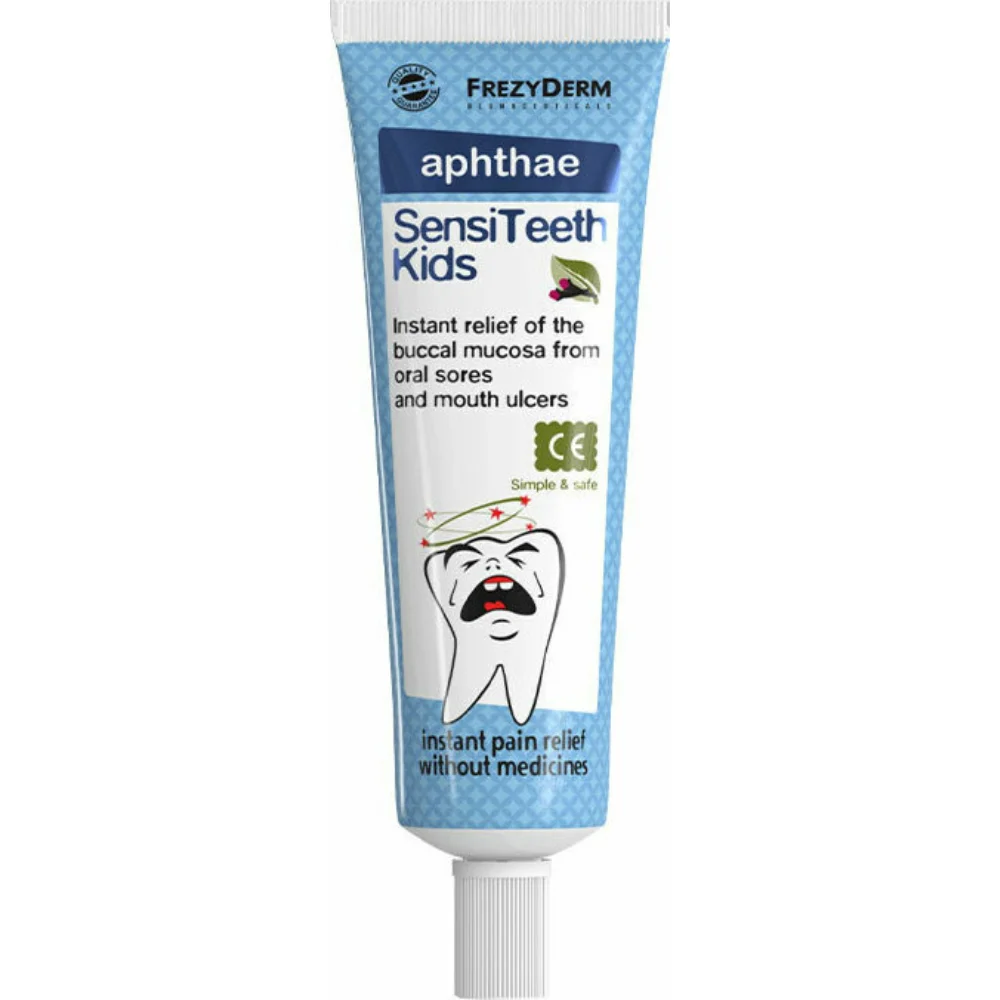 Φωτογραφία προϊόντος: Frezyderm SensiTeeth Kids Aphthae Gel για Άφθες & Στοματικά Έλκη 25ml