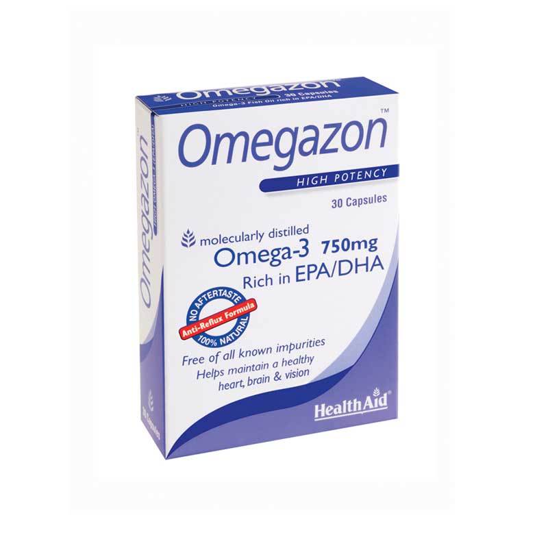 Φωτογραφία προϊόντος: Health Aid - Omegazon Omega-3 750mg - 30 κάψουλες