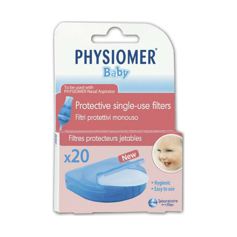 Φωτογραφία προϊόντος: PHYSIOMER Baby Ανταλλακτικά Φίλτρα - 20τεμ.
