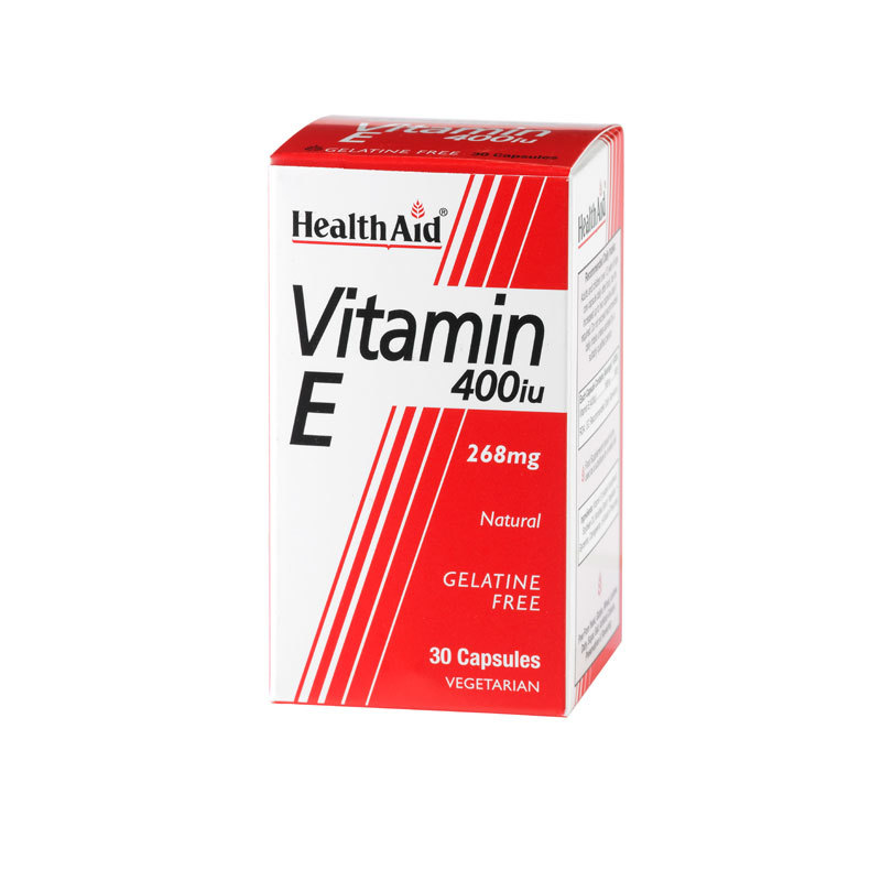 Φωτογραφία προϊόντος: HEALTH AID Vitamin E 400IU (30 κάψουλες)