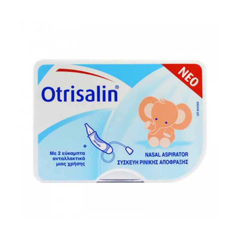 Φωτογραφία προϊόντος: Otrisalin - Συσκευή Ρινικής Απόφραξης μαζί με 2 ανταλλακτικά ακροφύσια μιας χρήσης