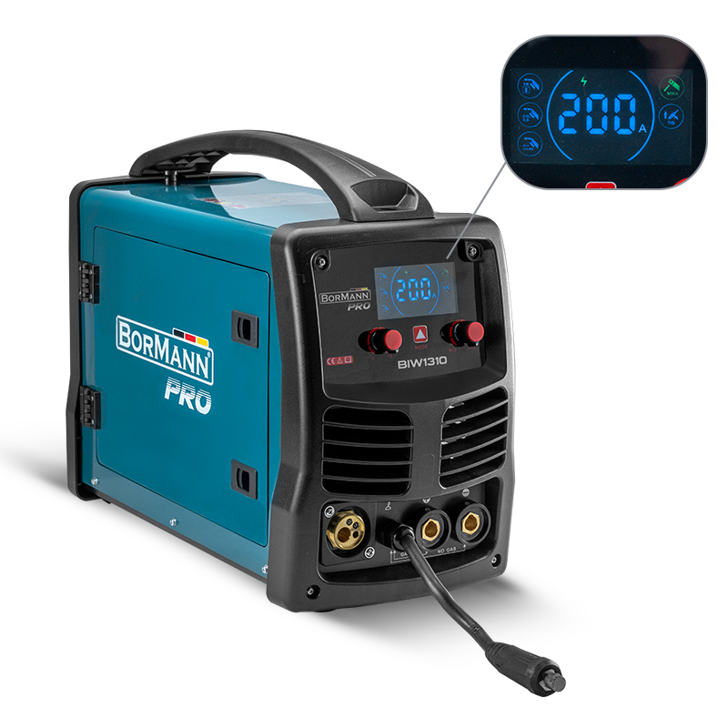 Φωτογραφία προϊόντος: BORMANN Pro BIW1310 Ηλεκτροκόλληση MIG/MMA 200A (Gas/No Gas), 1/3/5Kg, 0,6-1mm