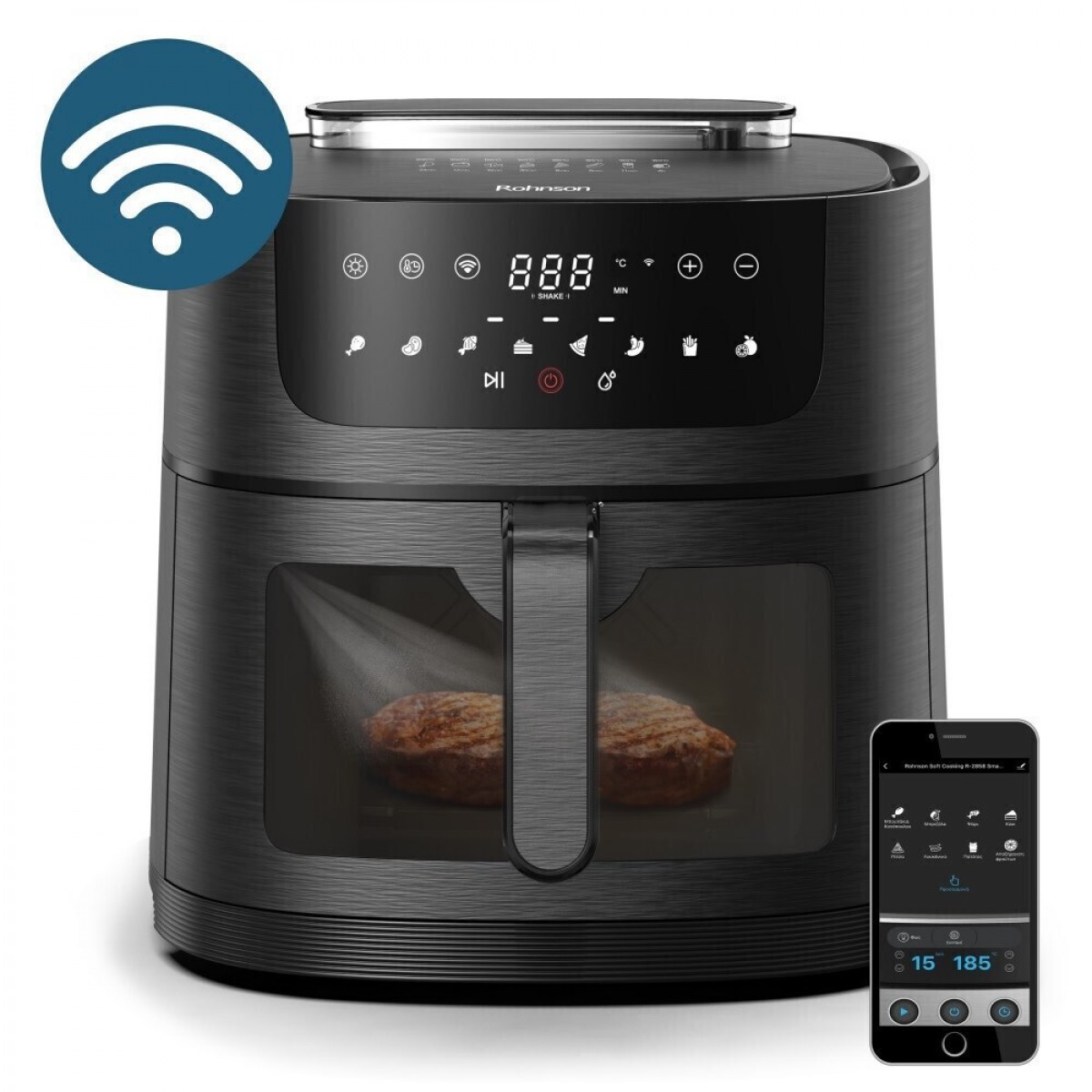 Φωτογραφία προϊόντος: ROHNSON Φριτέζα Αέρος SOFT COOKING SMARTCHEF XL-2 (R-2858)