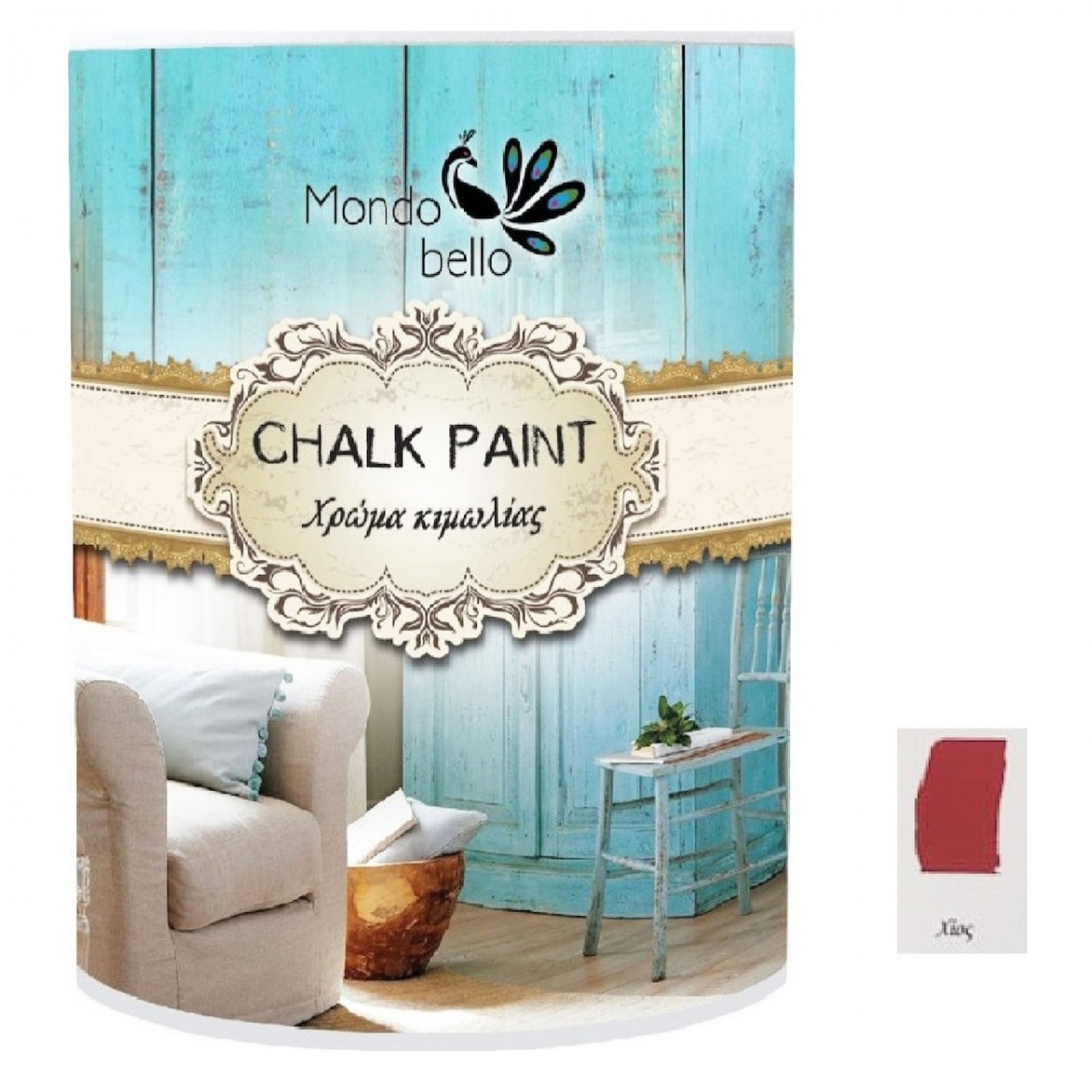 Φωτογραφία προϊόντος: ΧΡΩΜΑ ΚΙΜΩΛΙΑΣ CHALK PAINT MONDO BELLO ΧΙΟΣ 375ml