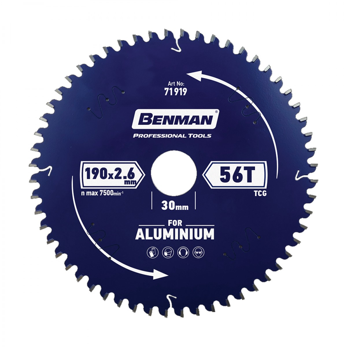 Φωτογραφία προϊόντος: ΠΡΙΟΝΟΔΙΣΚΟΣ BENMAN ALUMINUM 184x2mm /20mm (71910)