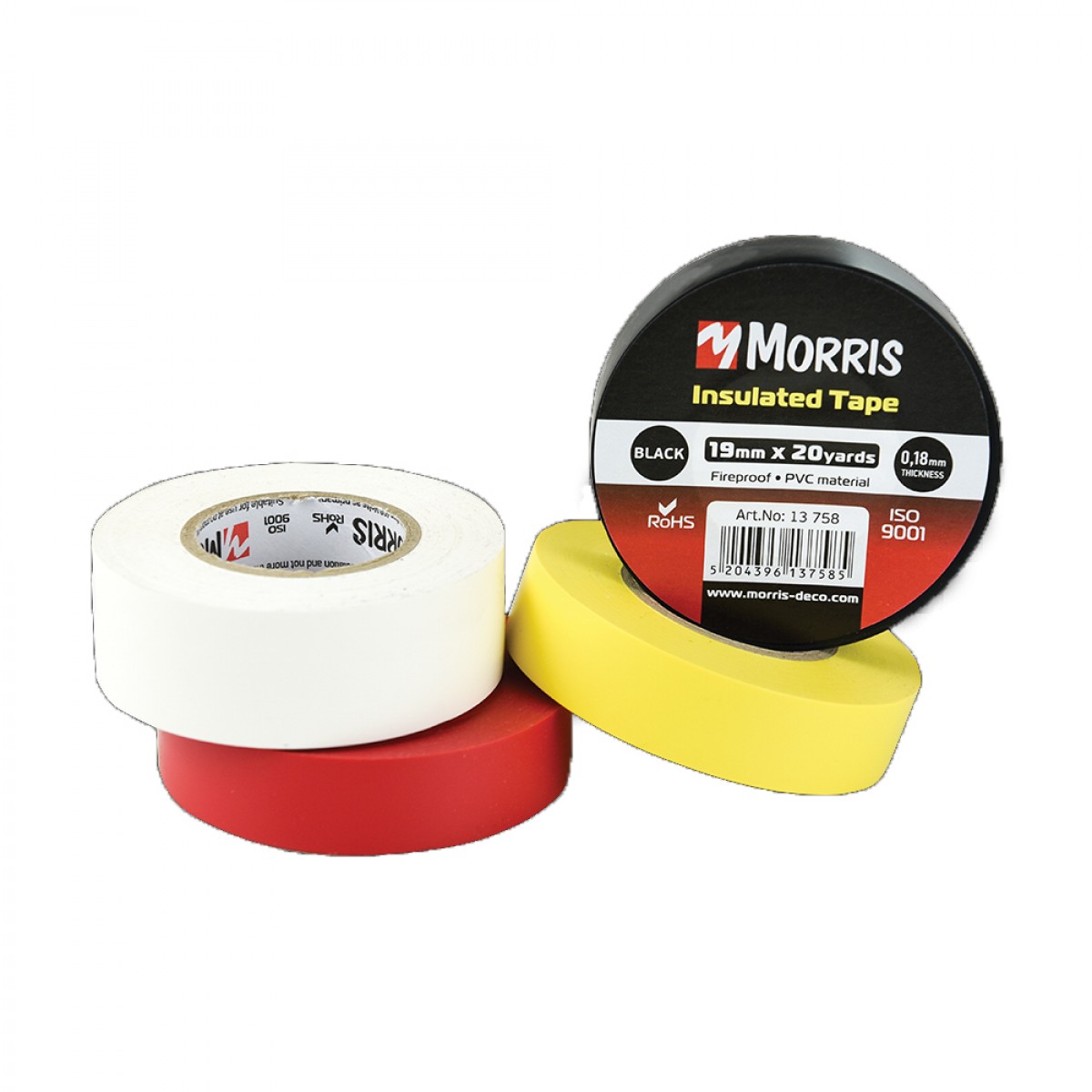 Φωτογραφία προϊόντος: ΜΟΝΩΤΙΚΗ ΤΑΙΝΙΑ MORRIS 50mm x 0.18mm x 20y ΛΕΥΚΗ (36222)