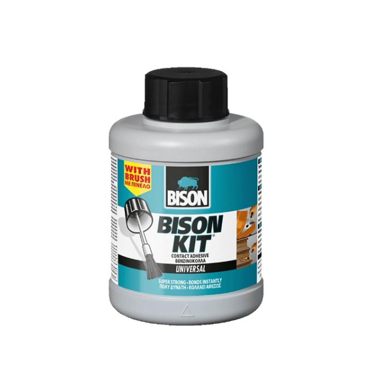 Φωτογραφία προϊόντος: BISON KIT ΔΟΧΕΙΟ ΜΕ ΠΙΝΕΛΟ 400ml