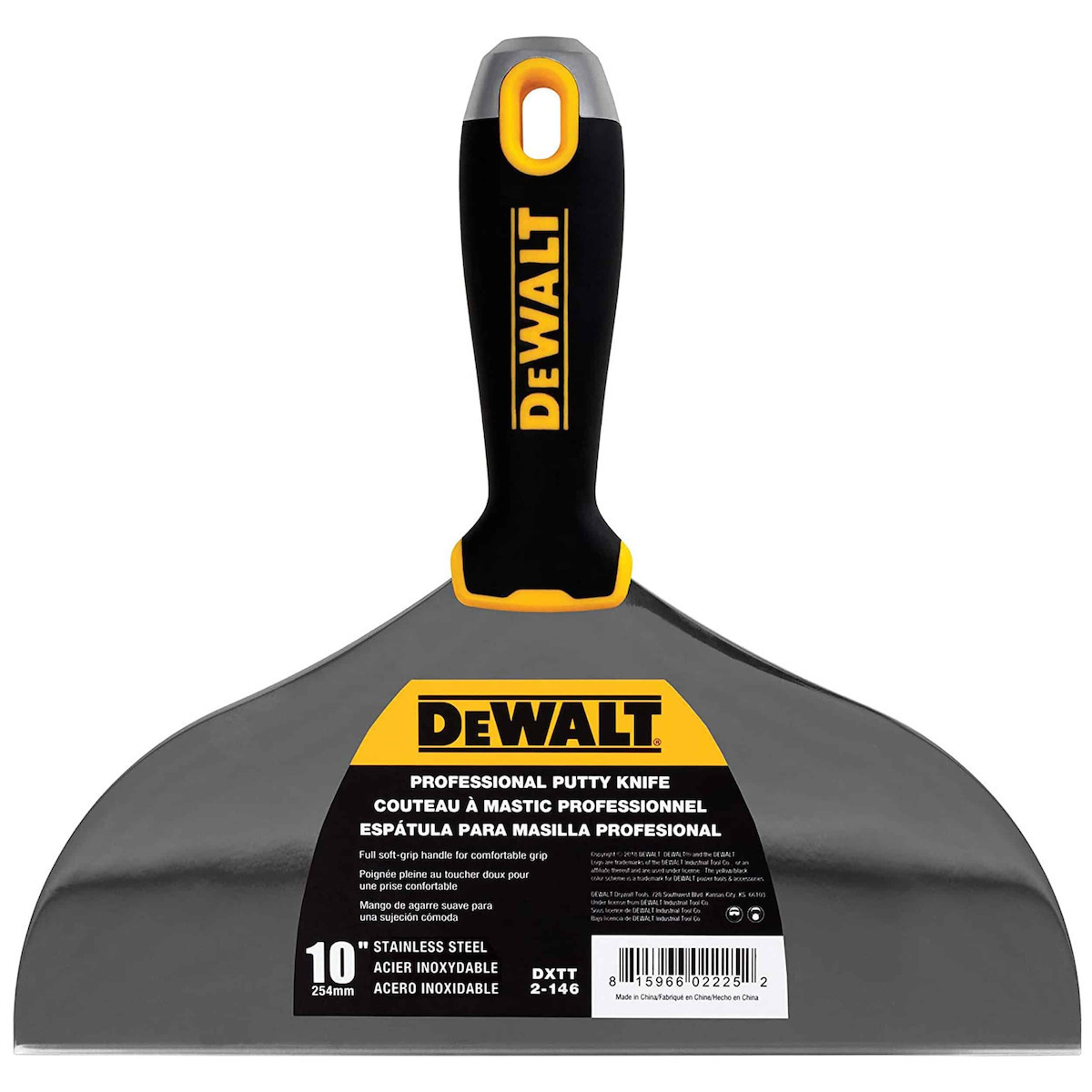 Φωτογραφία προϊόντος: DEWALT 2-146 SS Σπάτουλα Στόκου με Ελαστική Λαβή 10