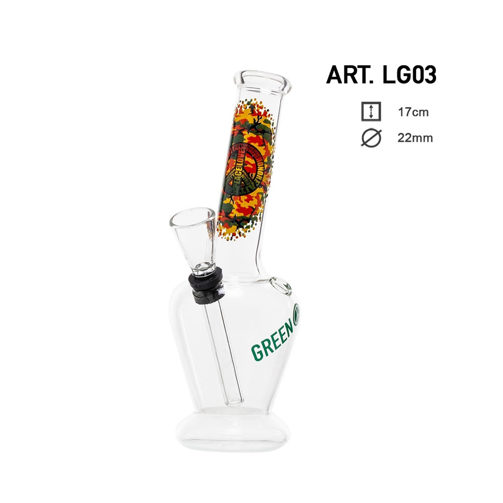 Φωτογραφία προϊόντος: Glass Bong LG03 – Greenline (Γυάλινο Bong)
