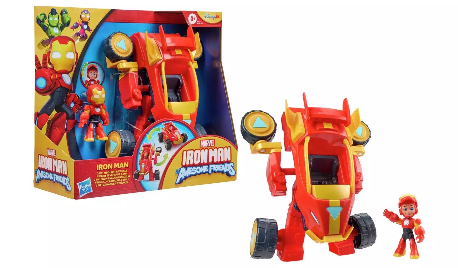 Φωτογραφία προϊόντος: Hasbro Marvel Iron Man And His Amazing Friends 2In1 Mech Iron Man (G1474)
