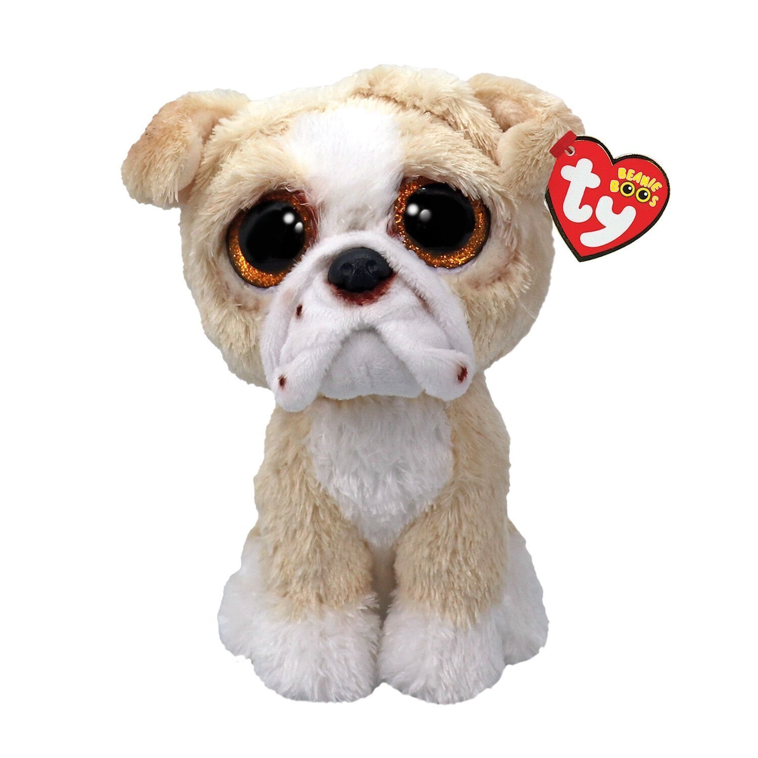 Φωτογραφία προϊόντος: AS το καλό παιχνίδι TY Beanie Boos Pooch Χνουδωτό Σκυλάκι Bulldog Μπεζ 15εκ (1607-37371)
