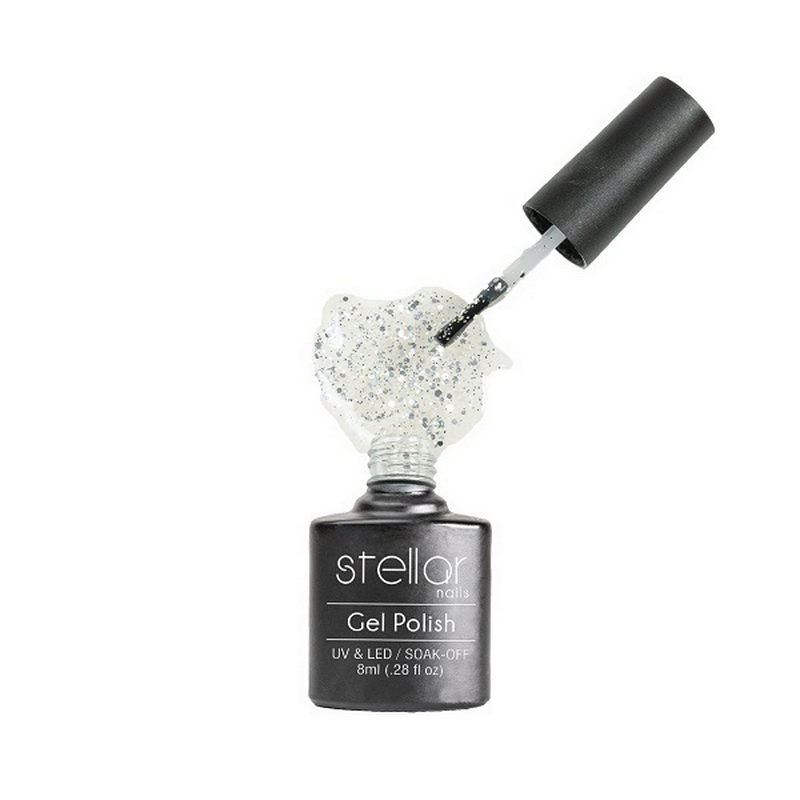 Φωτογραφία προϊόντος: Ημιμόνιμο Βερνίκι STELLAR με Glitter 1020