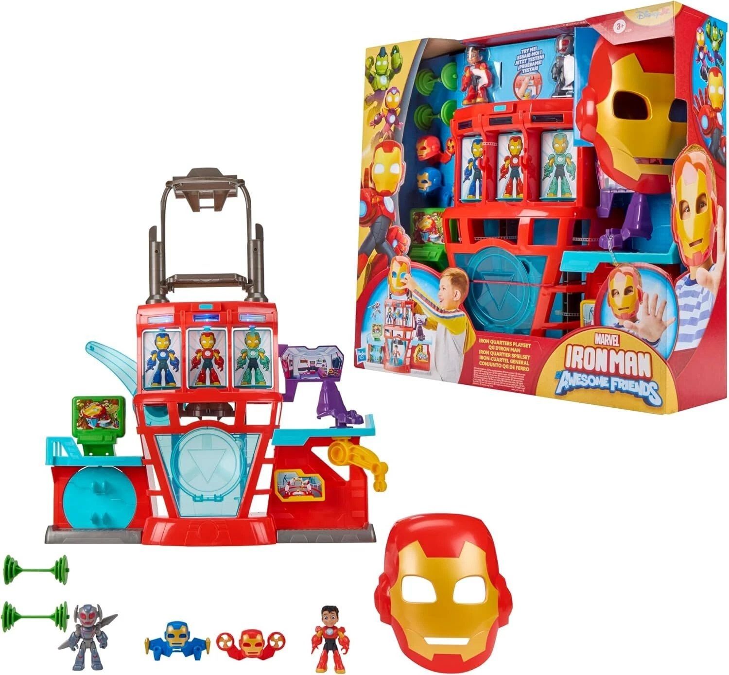 Φωτογραφία προϊόντος: Hasbro Marvel Iron Man and His Amazing Friends Quarters Playset (G1259)