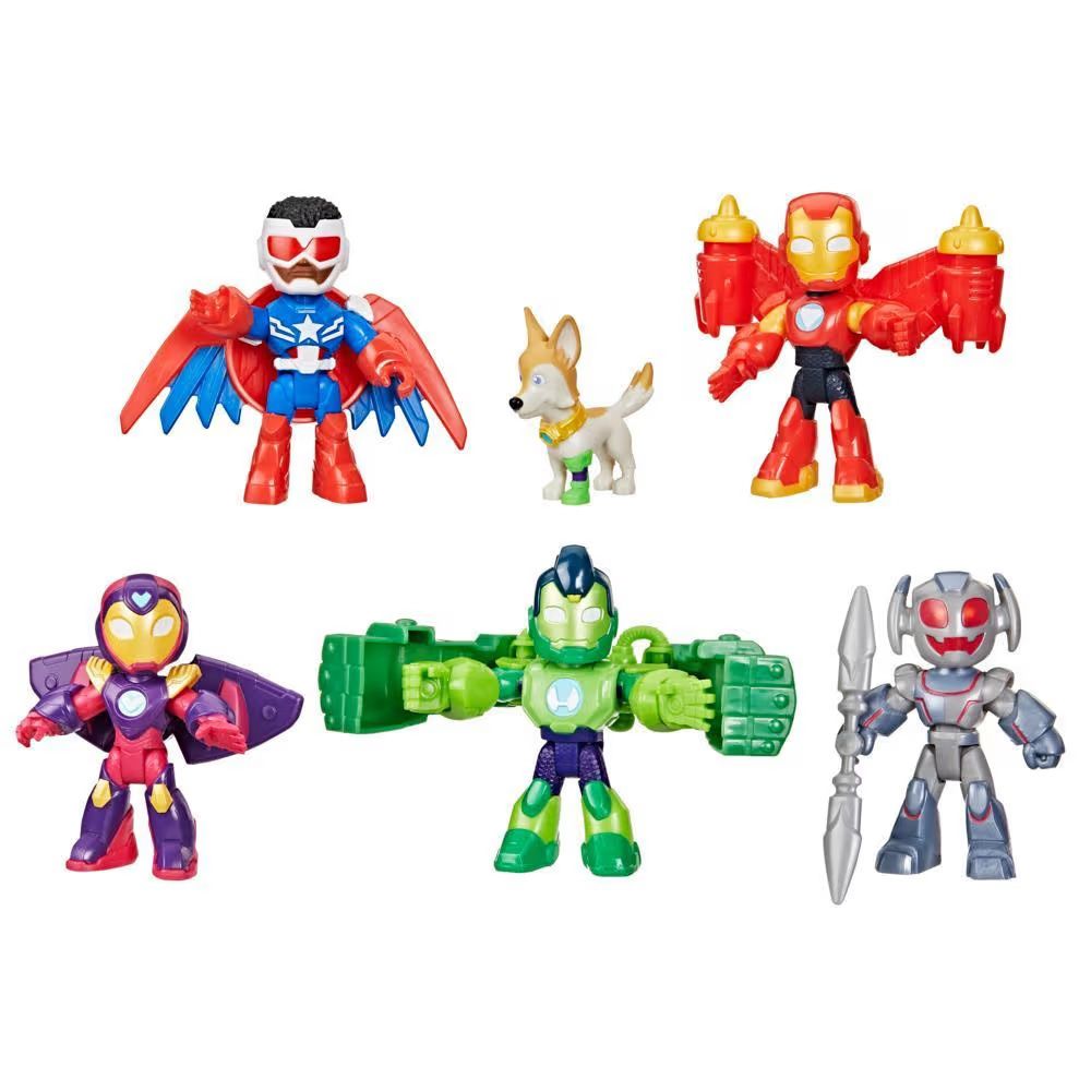 Φωτογραφία προϊόντος: Hasbro Marvel Iron Man And His Amazing Friends Armored Up Avengers Pack (G1255)