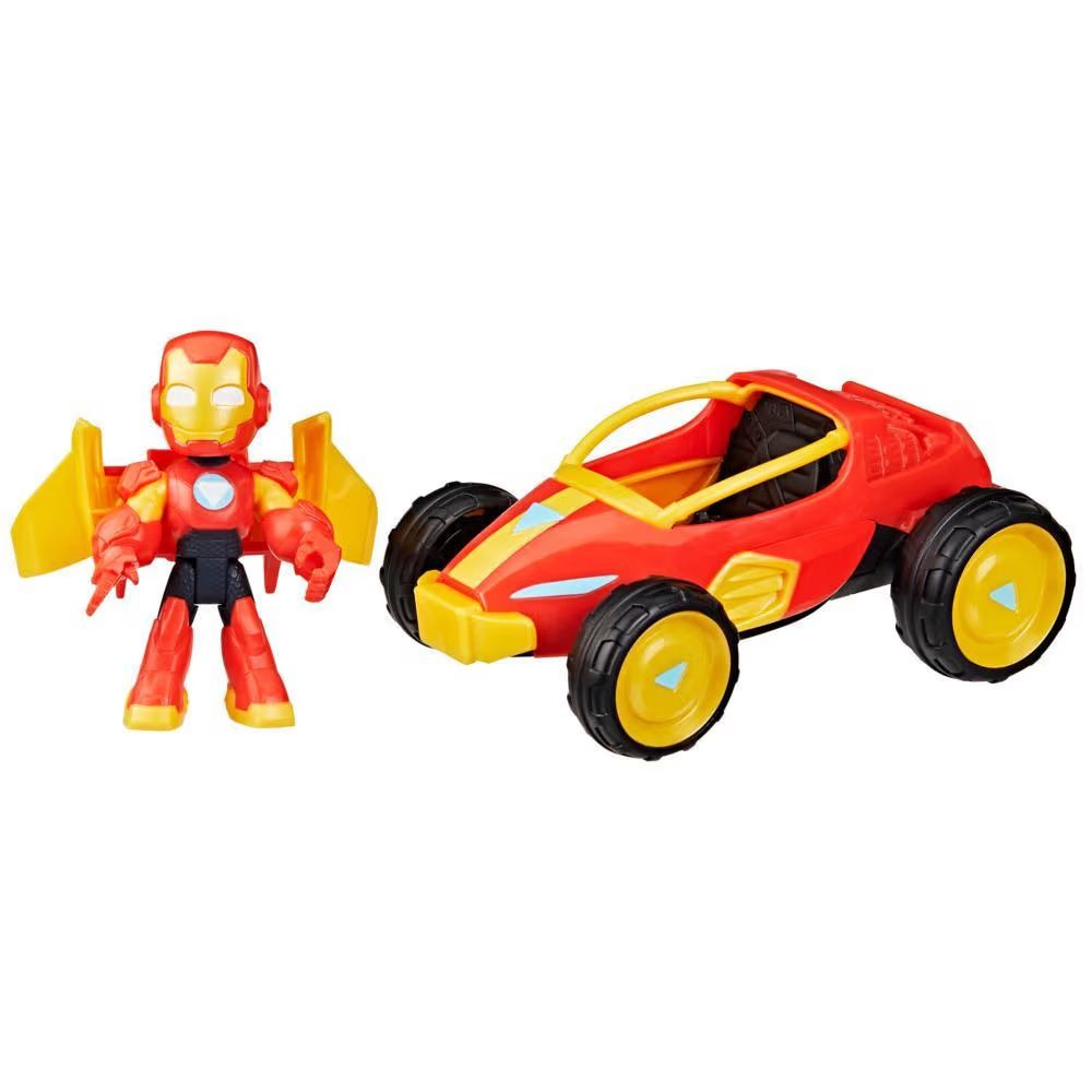 Φωτογραφία προϊόντος: Hasbro Marvel Iron Man And His Amazing Friends Figure And Vehicle (G1257)