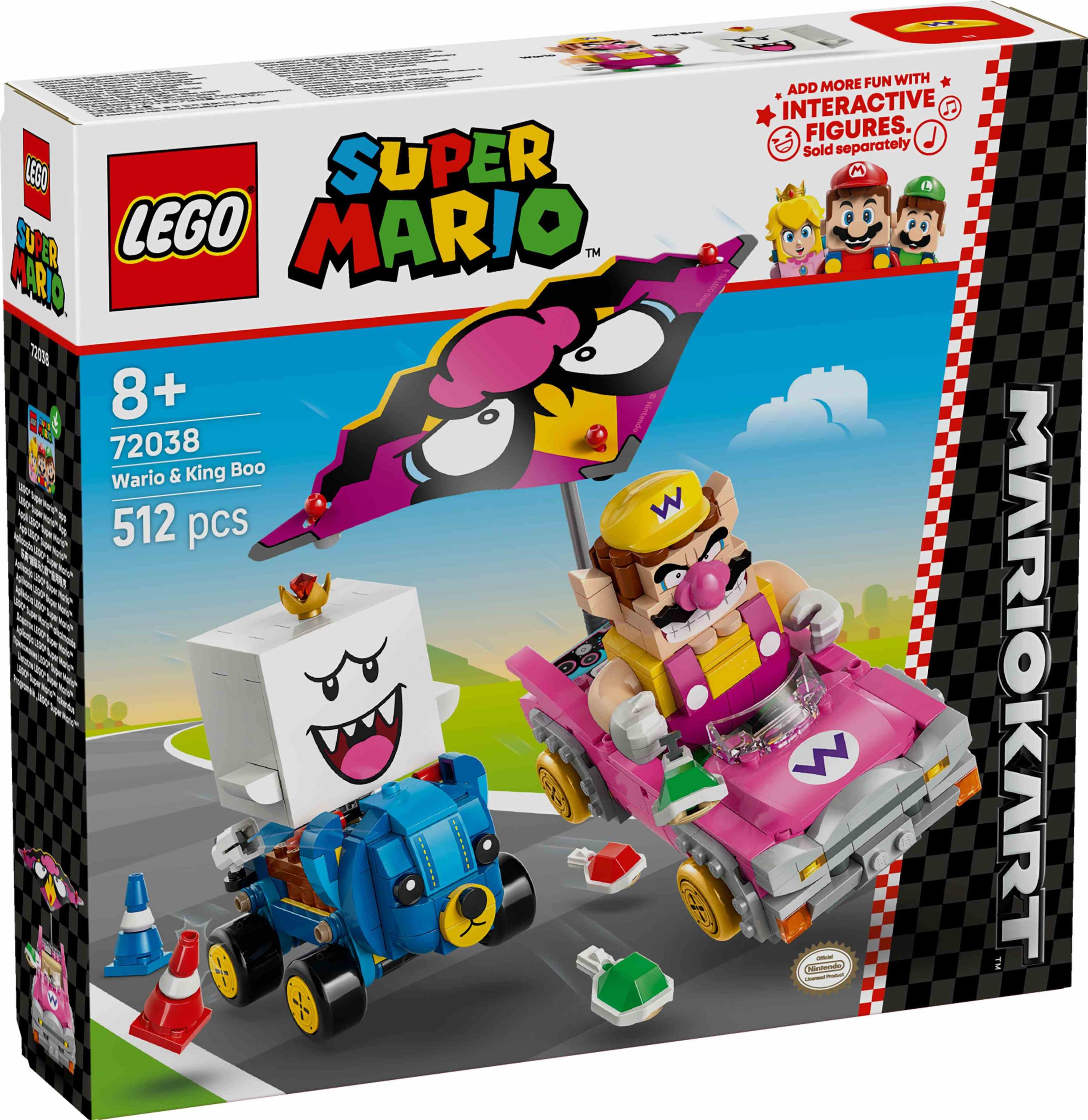 Φωτογραφία προϊόντος: Lego Super Mario Mario Kart™ – Wario and King Boo (72038)
