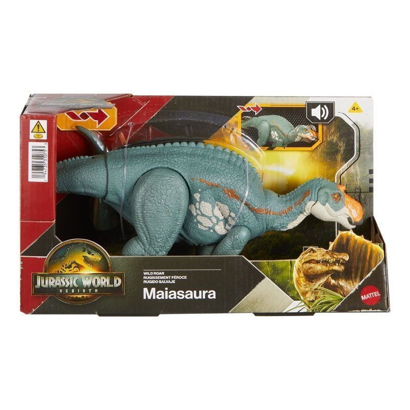 Φωτογραφία προϊόντος: Mattel Jurassic World Rebirth Δεινόσαυροι με Κινούμενα Μέλη, Λειτουργία Επίθεσης και Ήχους Maiasaura (JGC82)