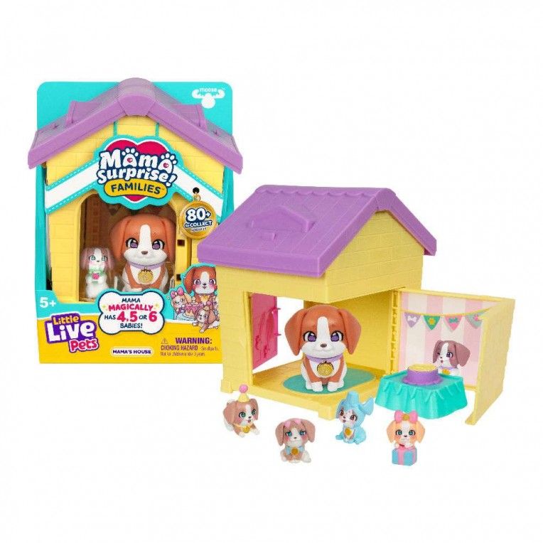 Φωτογραφία προϊόντος: Giochi Preziosi Little Live Pets Mama Surprise Families Σπιτάκι Με Σκυλάκια (LP306000)