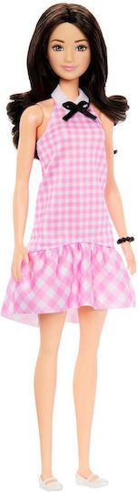 Φωτογραφία προϊόντος: Mattel Barbie Fashionistas - Καφέ Μαλλιά Και Ροζ Φόρεμα (HRH21)