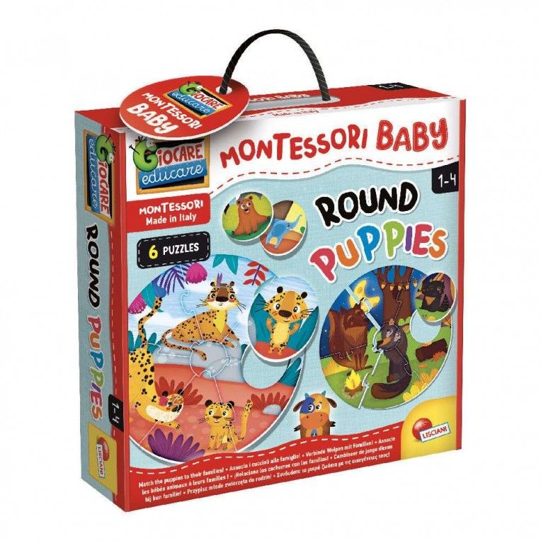 Φωτογραφία προϊόντος: Real Fun Toys Επιτραπέζιο Montessori Baby Round Puppies (106004)